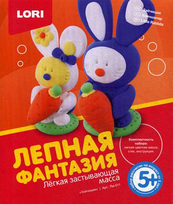 Лепная фантазия "Зайчишки"
